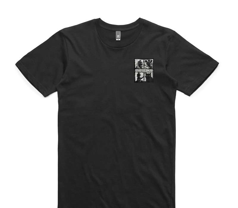 Custom AS Colour 100% Cotton Black T-Shirt