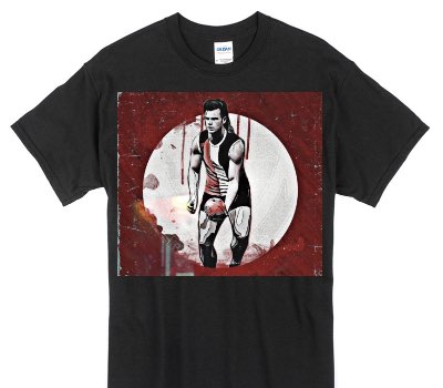 Custom Gildan 100% Cotton Black T-Shirt