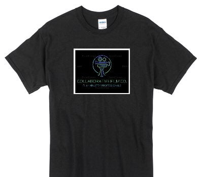 Custom Gildan 100% Cotton Black T-Shirt