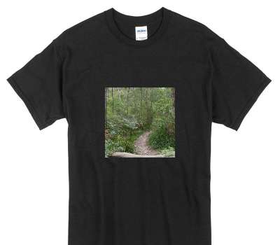 Custom Gildan 100% Cotton Black T-Shirt