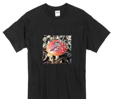 Custom Gildan 100% Cotton Black T-Shirt