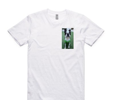 Custom AS Colour 100% Cotton White T-Shirt