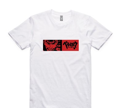 Custom AS Colour 100% Cotton White T-Shirt