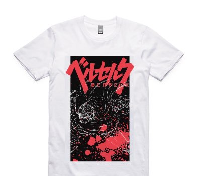 Custom AS Colour 100% Cotton White T-Shirt