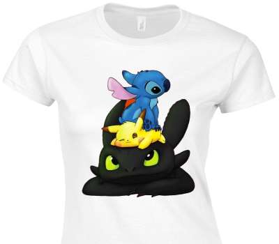 Custom Womens Soft Style 100% Cotton White T-Shirt