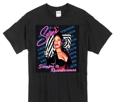 Custom Gildan 100% Cotton Black T-Shirt