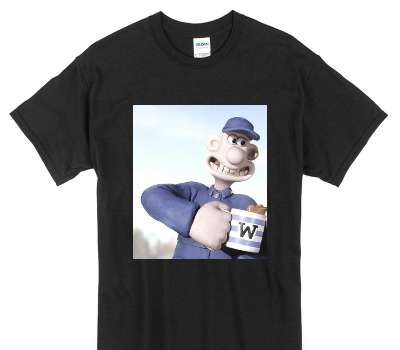 Custom Gildan 100% Cotton Black T-Shirt