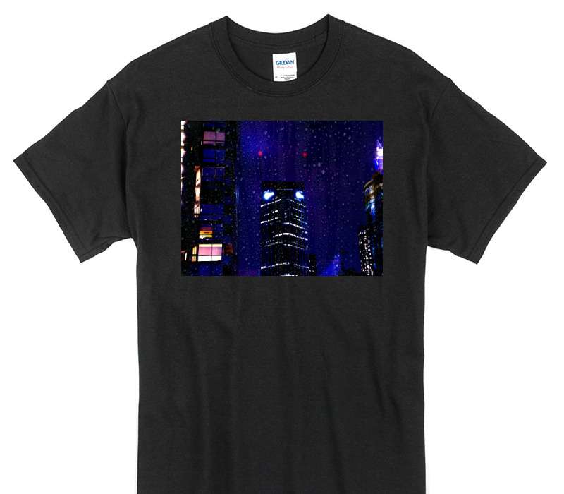 Custom Gildan 100% Cotton Black T-Shirt