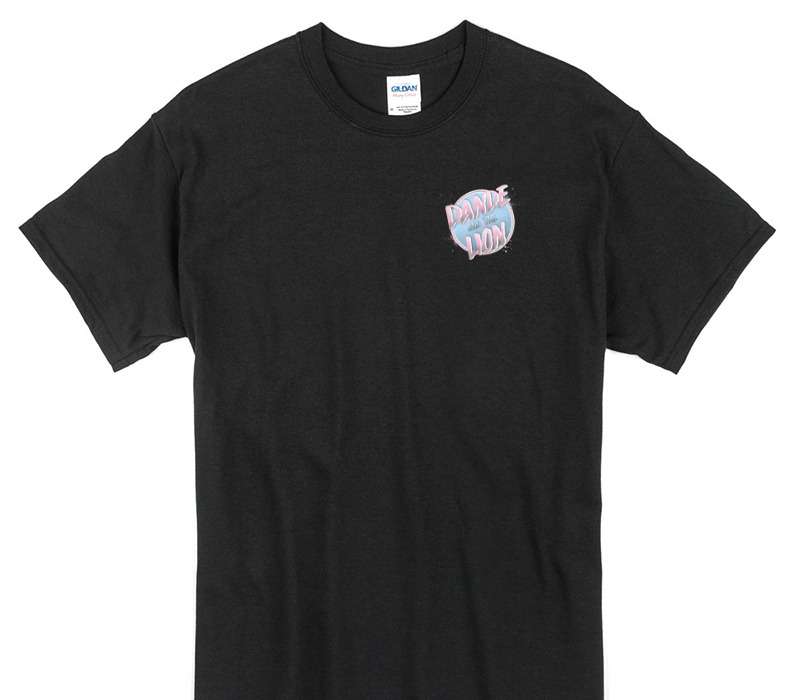 Custom Gildan 100% Cotton Black T-Shirt