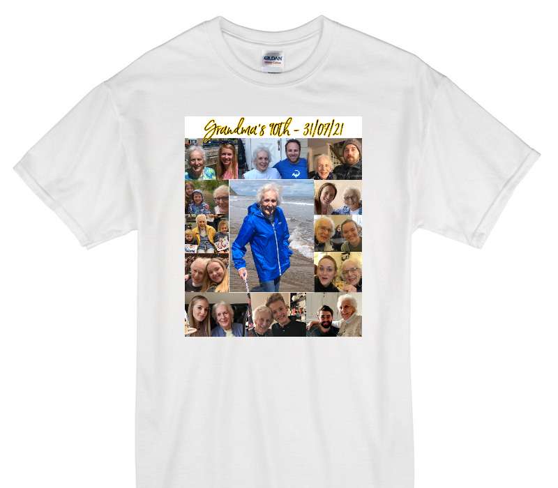 Custom Gildan 100% Cotton White T-Shirt