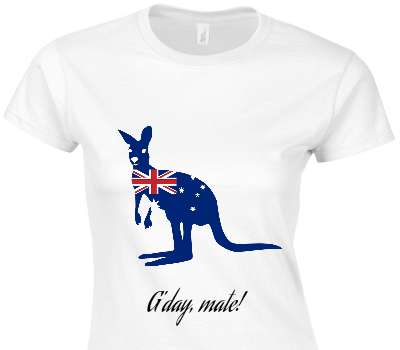 Custom Womens Soft Style 100% Cotton White T-Shirt
