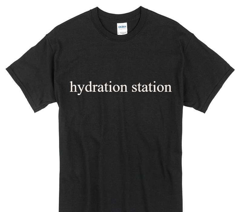 Custom Gildan 100% Cotton Black T-Shirt