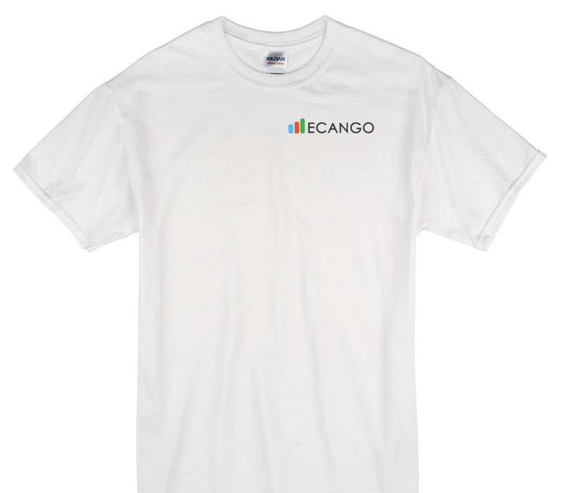 Custom Gildan 100% Cotton White T-Shirt