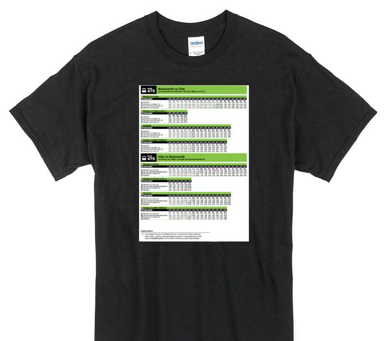 Custom Gildan 100% Cotton Black T-Shirt