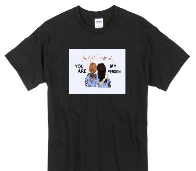 Custom Gildan 100% Cotton Black T-Shirt