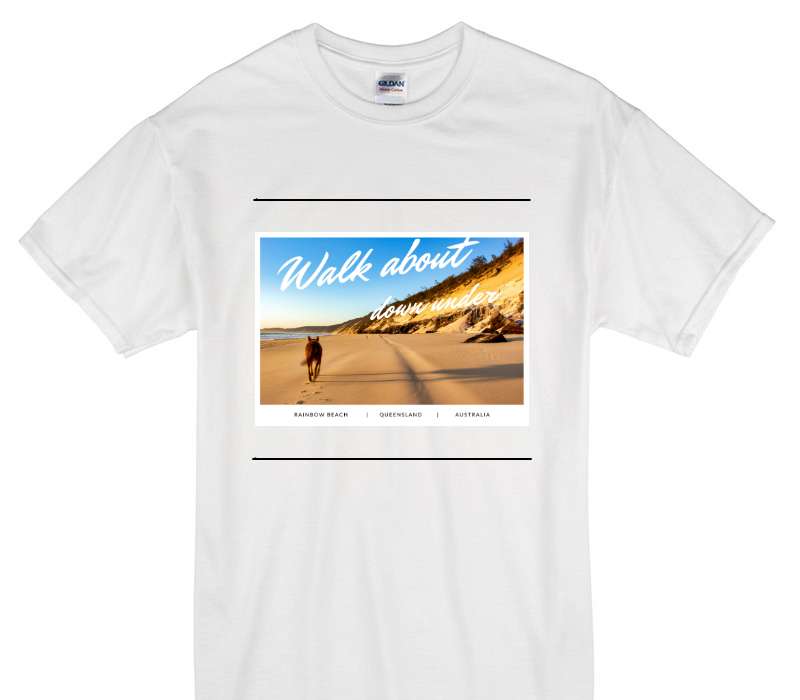 Custom Gildan 100% Cotton White T-Shirt