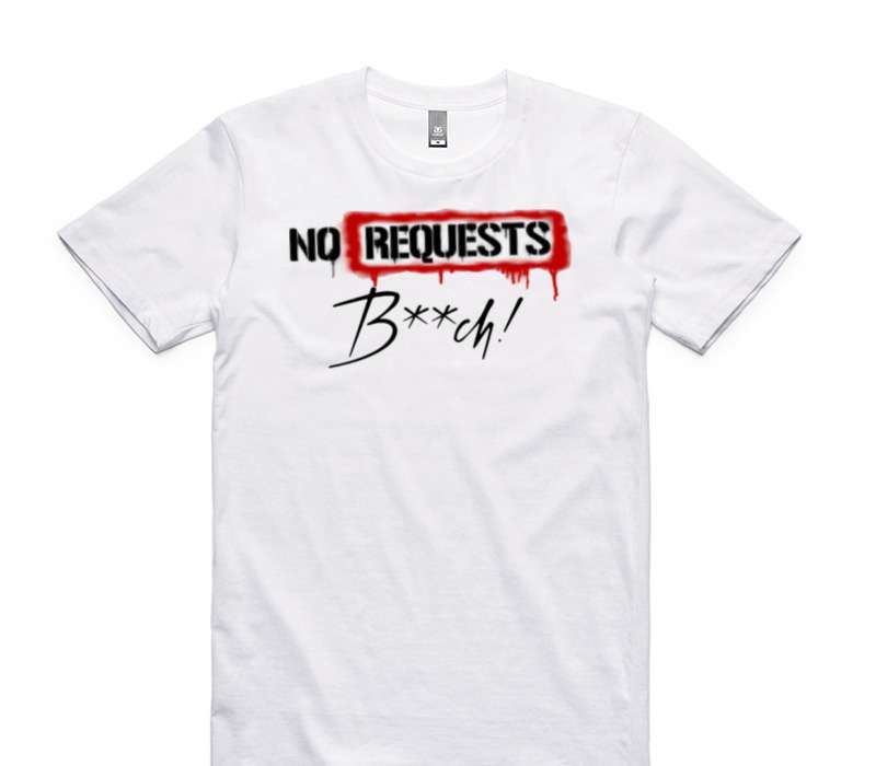 Custom AS Colour 100% Cotton White T-Shirt