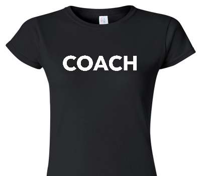 Custom Womens Soft Style 100% Cotton Black T-Shirt