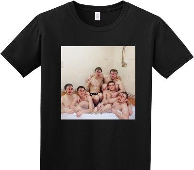 Custom Adult Soft Style 100% Cotton Black T-Shirt