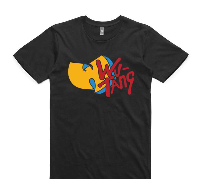 Custom AS Colour 100% Cotton Black T-Shirt