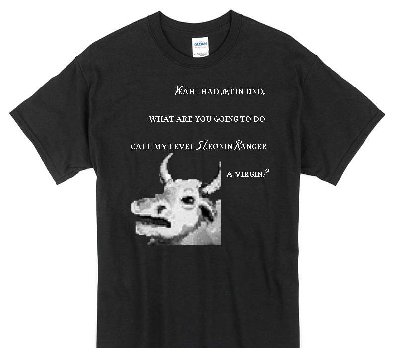 Custom Gildan 100% Cotton Black T-Shirt
