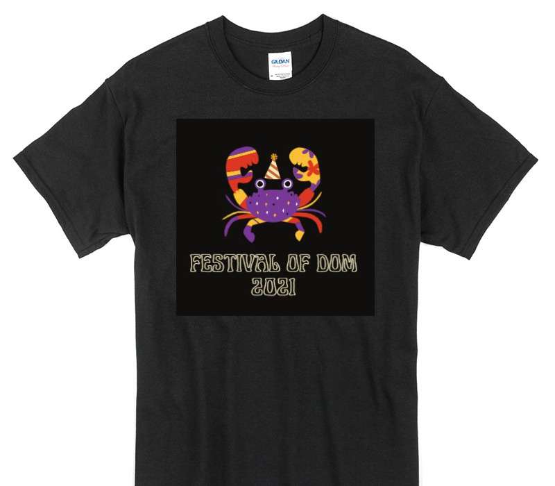 Custom Gildan 100% Cotton Black T-Shirt