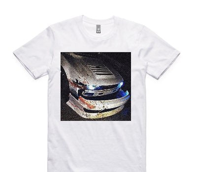 Custom AS Colour 100% Cotton White T-Shirt