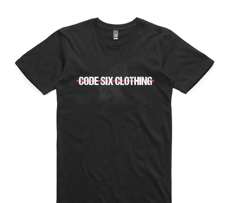 Custom AS Colour 100% Cotton Black T-Shirt