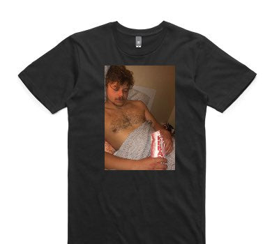 Custom AS Colour 100% Cotton Black T-Shirt