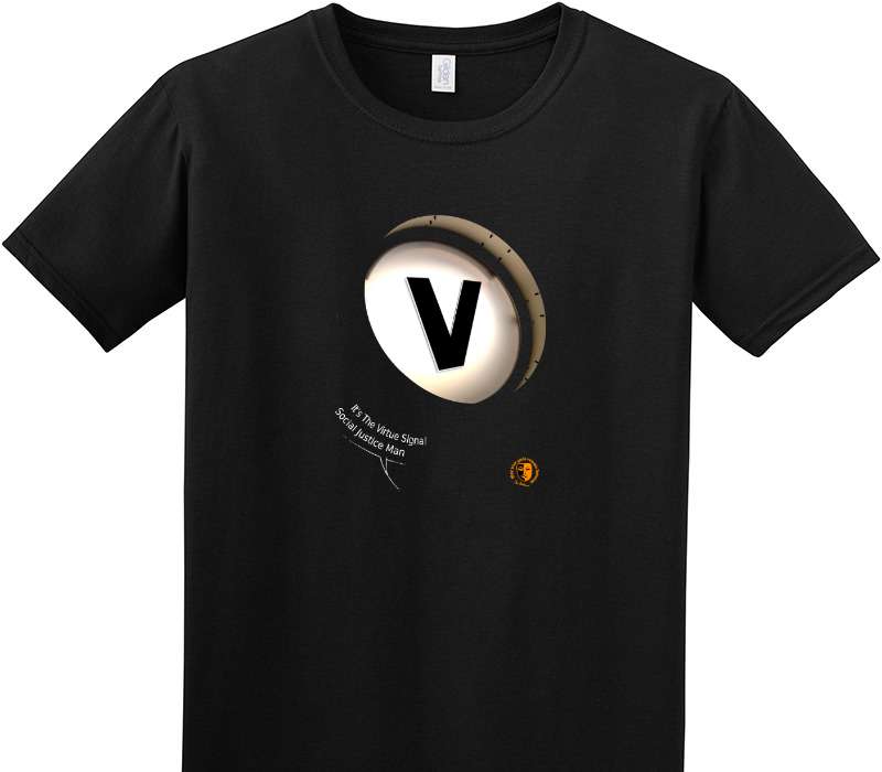 Custom Adult Soft Style 100% Cotton Black T-Shirt