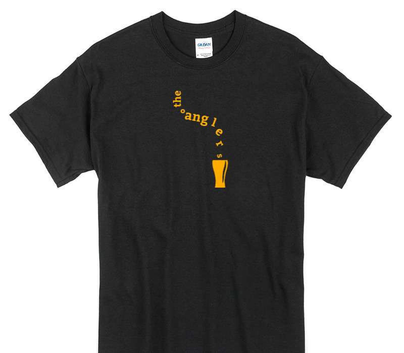 Custom Gildan 100% Cotton Black T-Shirt