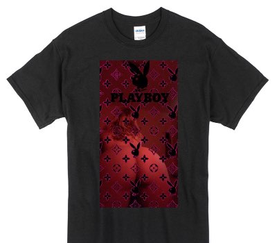 Custom Gildan 100% Cotton Black T-Shirt