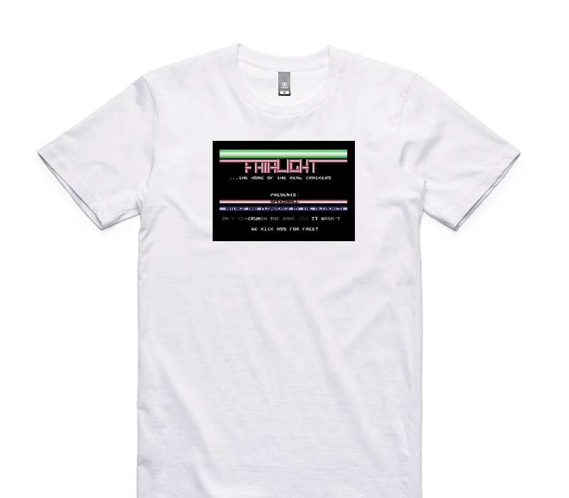Custom AS Colour 100% Cotton White T-Shirt