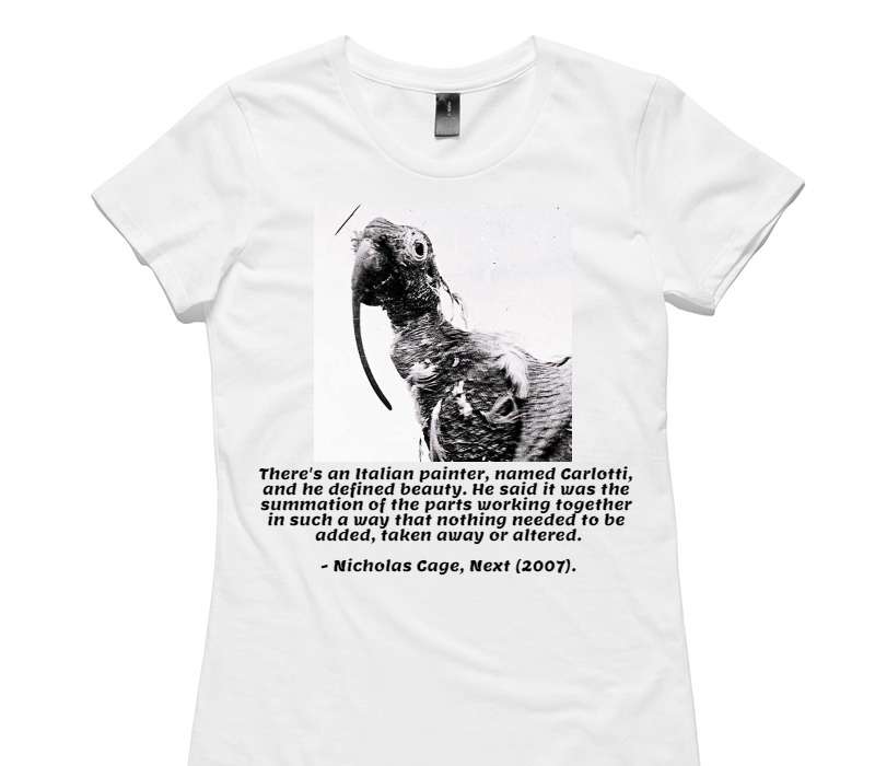 Custom Womens AS Colour 100% Cotton White T-Shirt