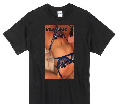 Custom Gildan 100% Cotton Black T-Shirt