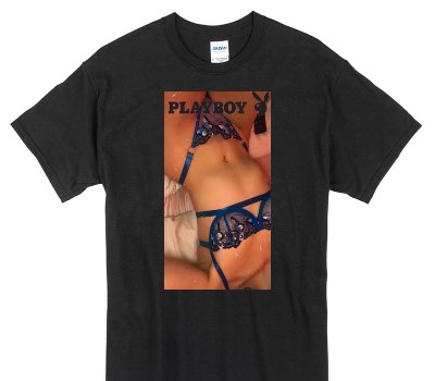 Custom Gildan 100% Cotton Black T-Shirt