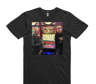 Custom AS Colour 100% Cotton Black T-Shirt