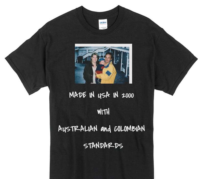 Custom Gildan 100% Cotton Black T-Shirt