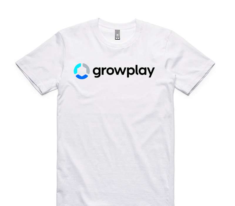 Custom AS Colour 100% Cotton White T-Shirt