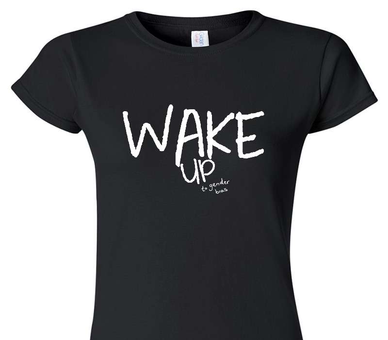 Custom Womens Soft Style 100% Cotton Black T-Shirt