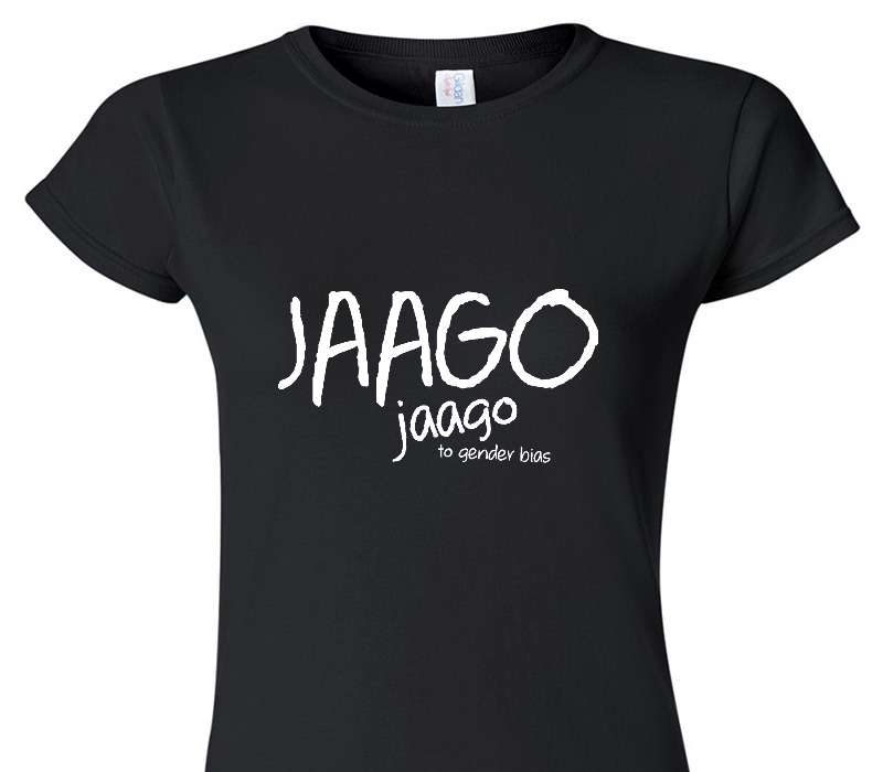 Custom Womens Soft Style 100% Cotton Black T-Shirt
