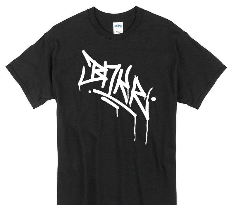 Custom Gildan 100% Cotton Black T-Shirt