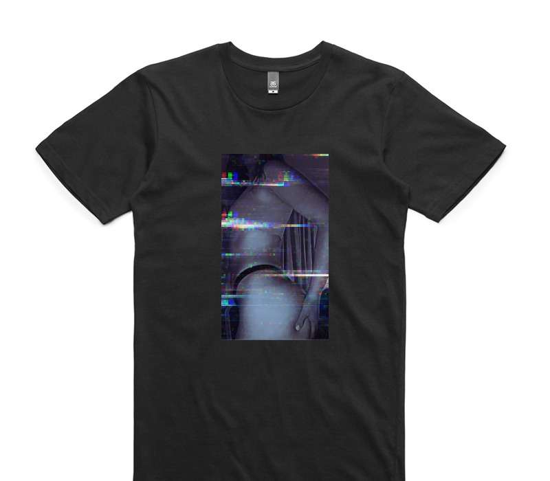 Custom AS Colour 100% Cotton Black T-Shirt