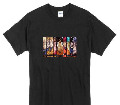 Custom Gildan 100% Cotton Black T-Shirt