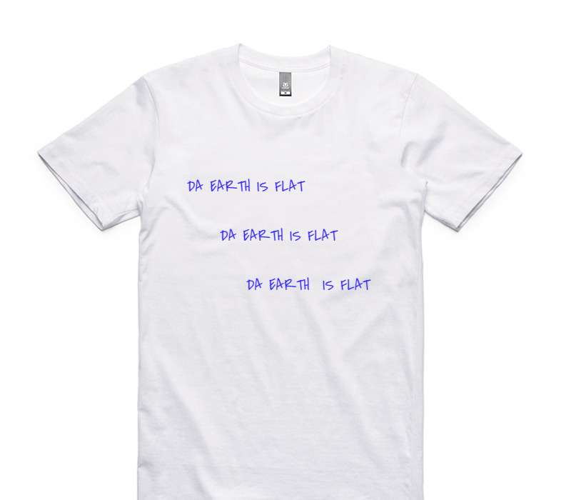 Custom AS Colour 100% Cotton White T-Shirt