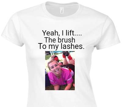 Custom Womens Soft Style 100% Cotton White T-Shirt