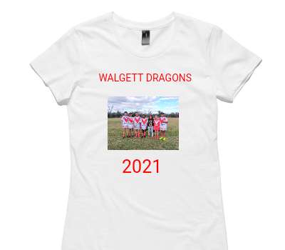Custom Womens AS Colour 100% Cotton White T-Shirt