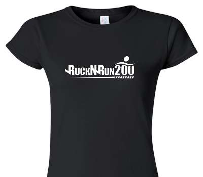 Custom Womens Soft Style 100% Cotton Black T-Shirt