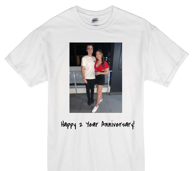 Custom Gildan 100% Cotton White T-Shirt