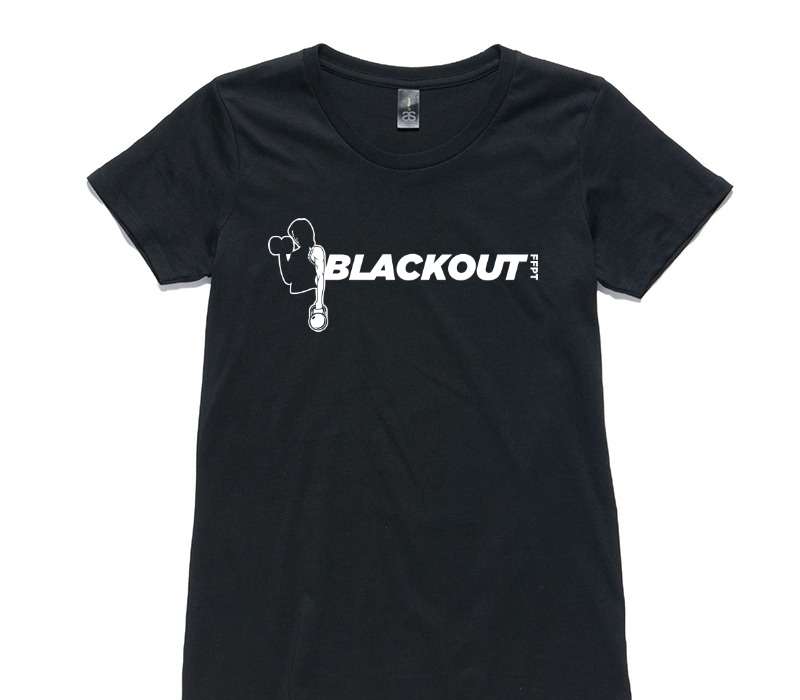 Custom Womens AS Colour 100% Cotton Black T-Shirt